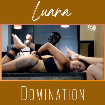 Luana em Bondage sensual, dominação de pés, Bastinado e estimulação…